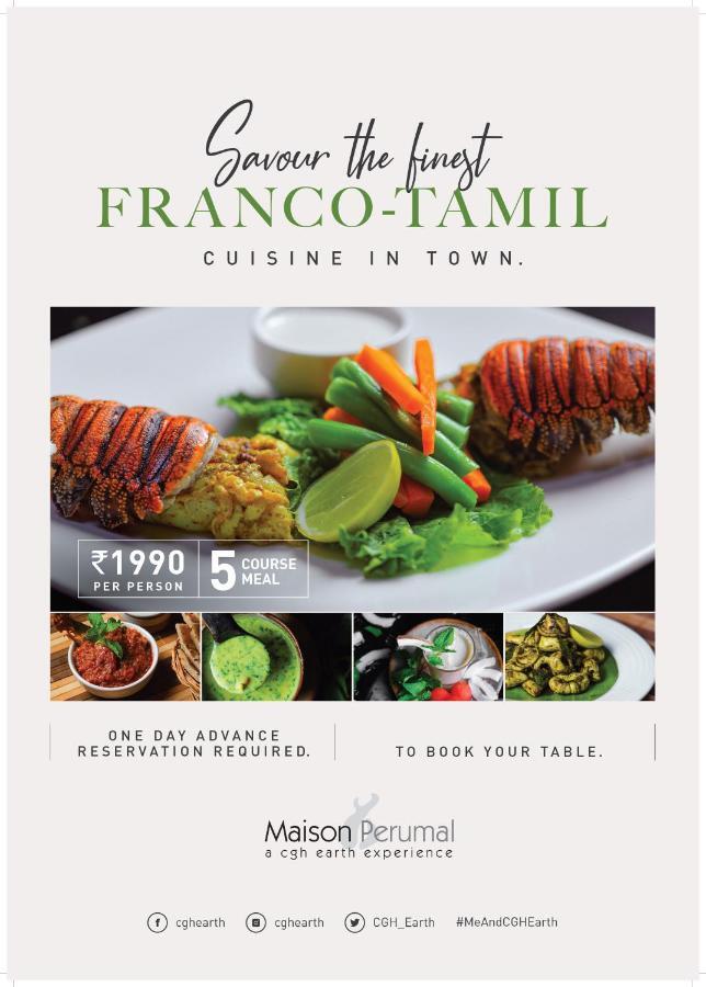 Maison Perumal - A Cgh Earth Experience 4* Pondicherry